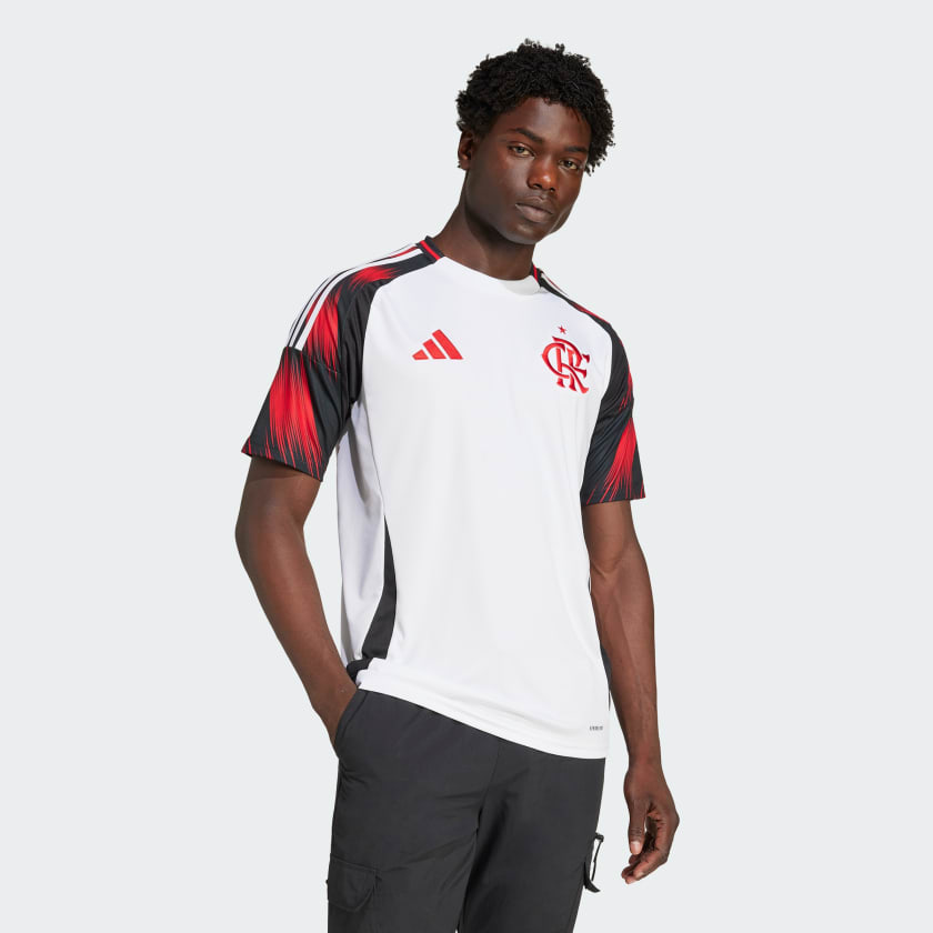 Camisa Adidas Flamengo 2025/26 II LÉO PEREIRA N° 4