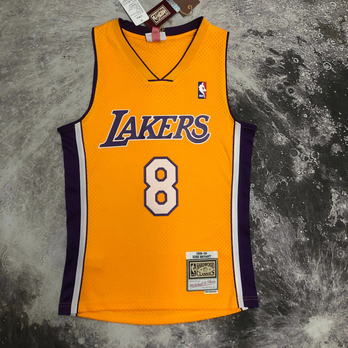 Regata Swingman Los Angeles Lakers Mitchell & Ness Amarela Hardwood Classics 1999/00