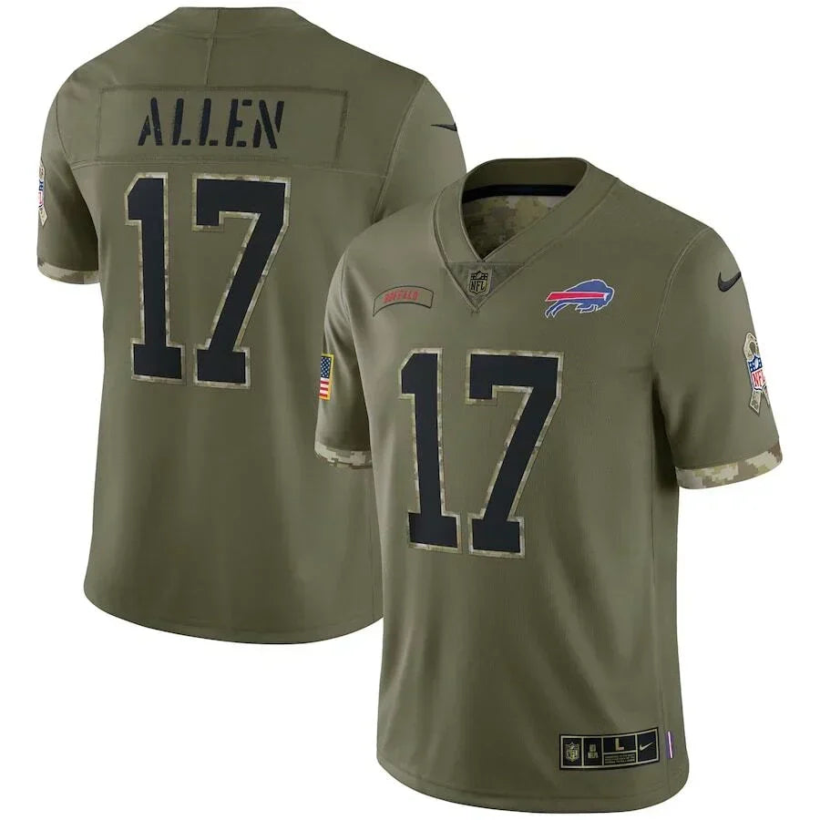 Camisa NFL Buffalo Bills Vapor Limited Jersey Salute To Service 2022