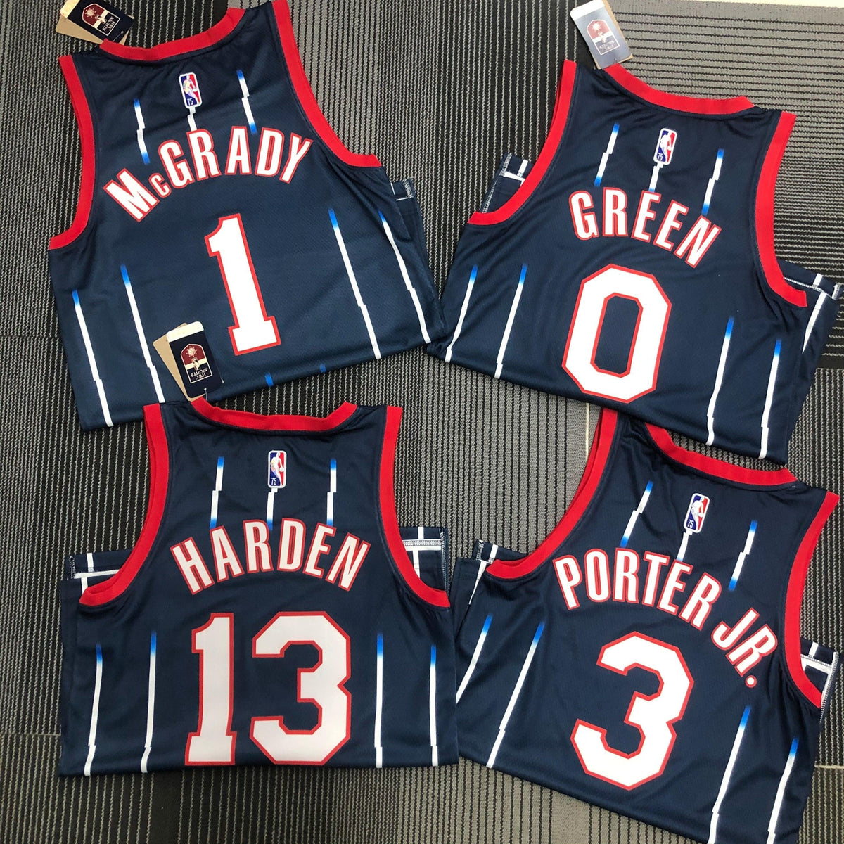 Regata Houston Rockets City Edition Diamante 75th