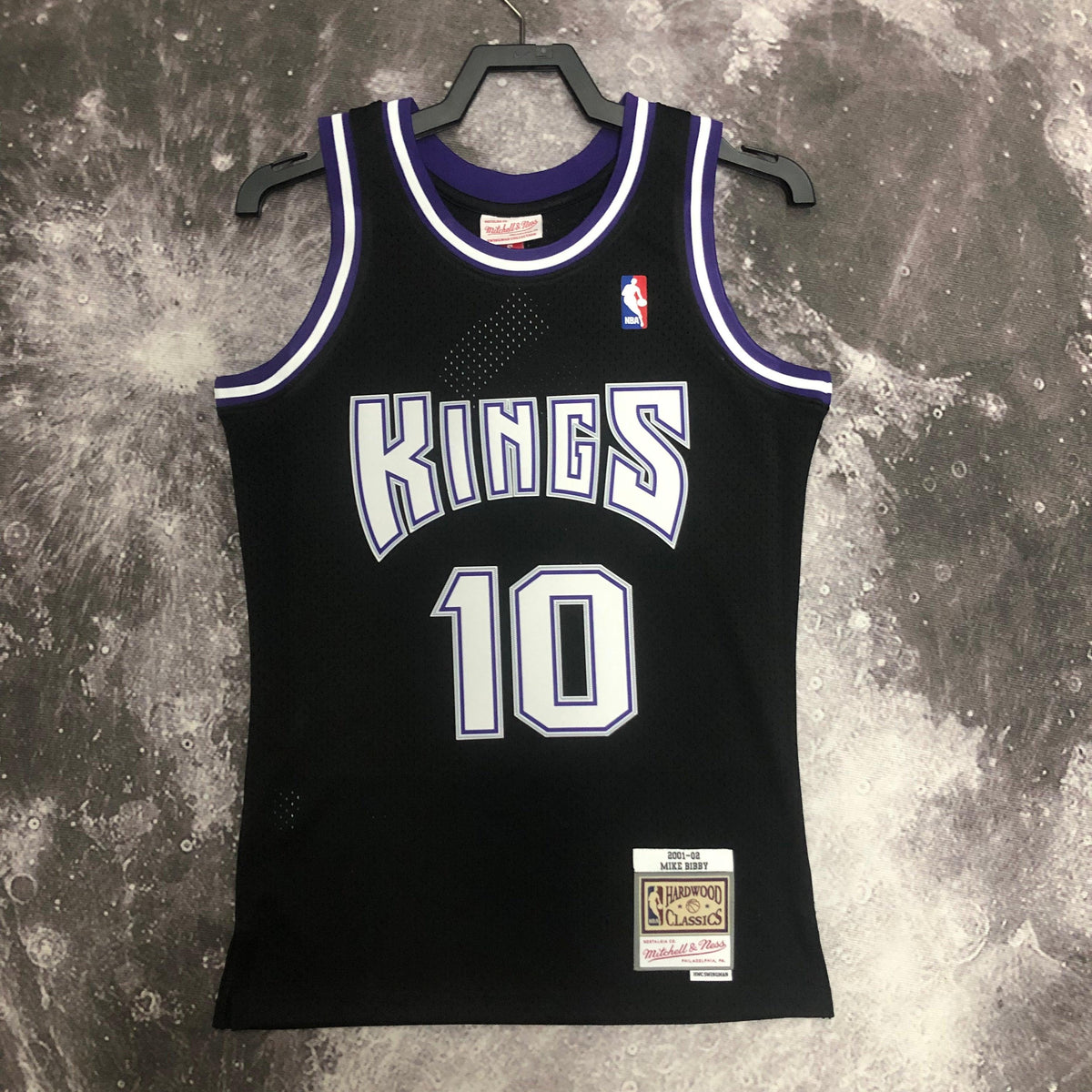 Regata Swingman Sacramento Kings Mitchell & Ness Hardwood Classics 2001/02 Preta