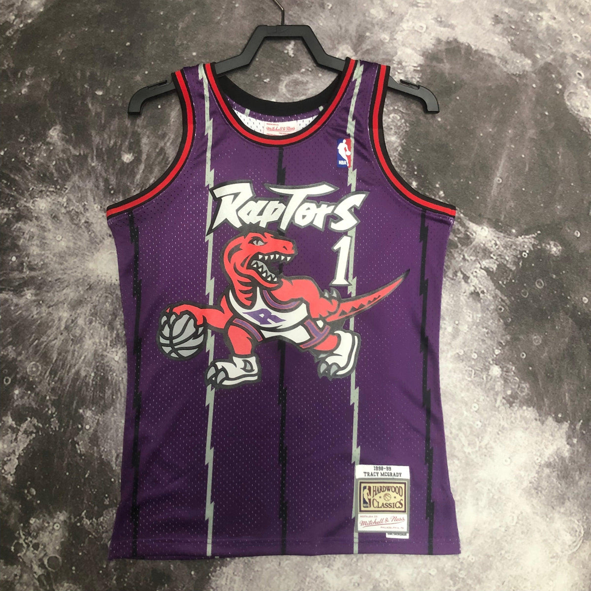 Regata Swingman Toronto Raptors Mitchell & Ness Hardwood Classics 1998/99 Roxa