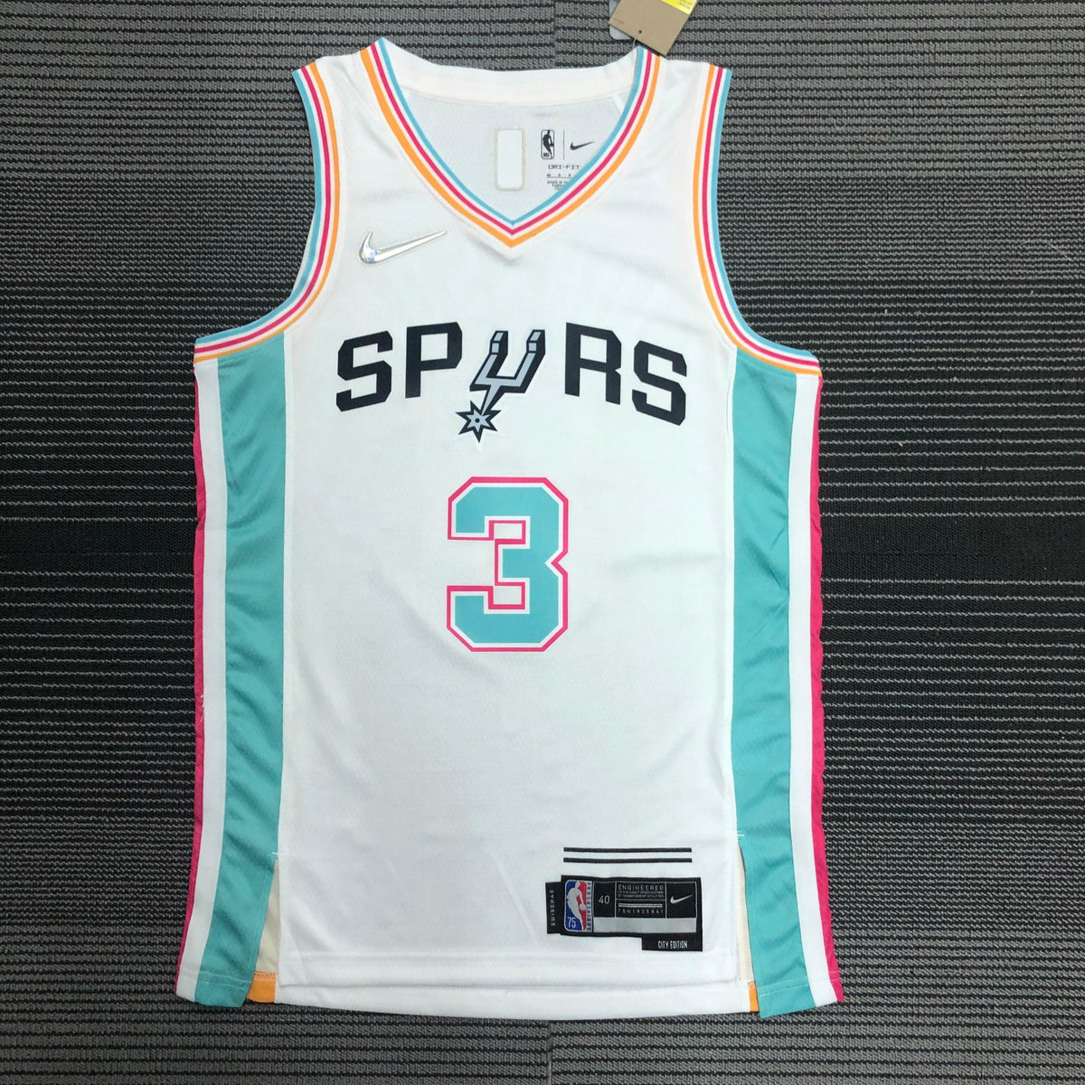 Regata San Antonio Spurs City Edition Diamante 75th