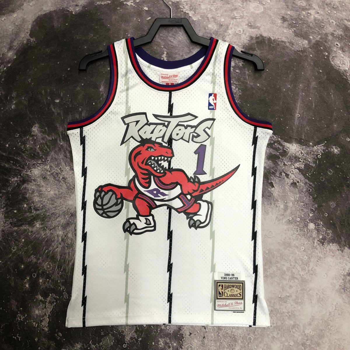 Regata Swingman Toronto Raptors Mitchell & Ness Hardwood Classics 1998/99 Branca