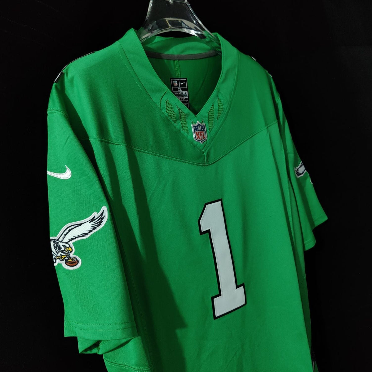 Camisa NFL Plus Size Philadelphia Eagles Vapor F.U.S.E. Limited Jersey Kelly Green