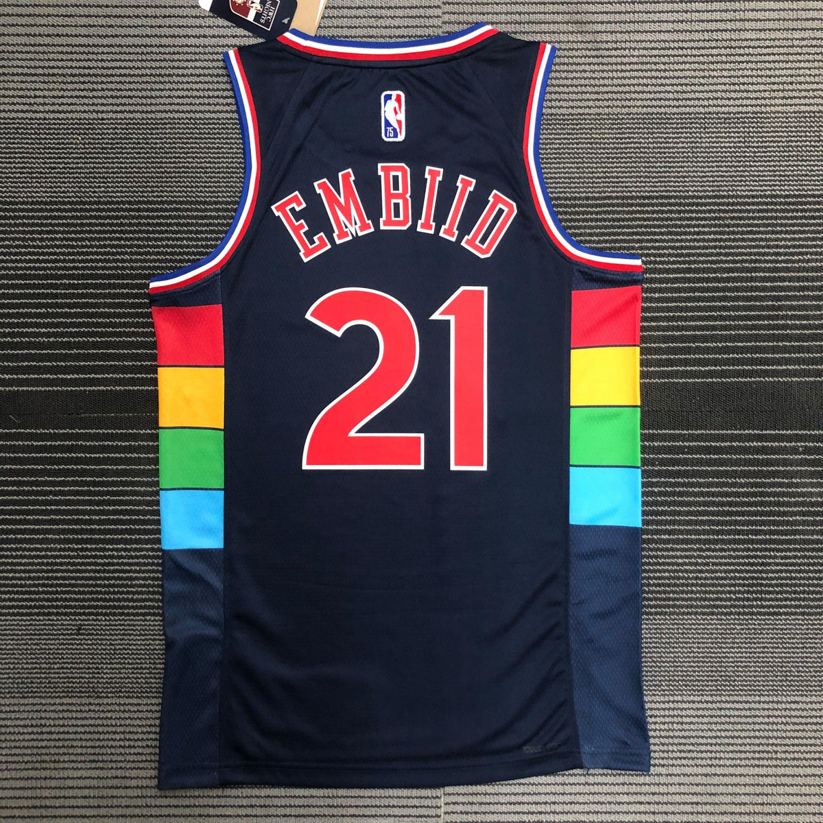 Regata Philadelphia 76ers City Edition Diamante 75th
