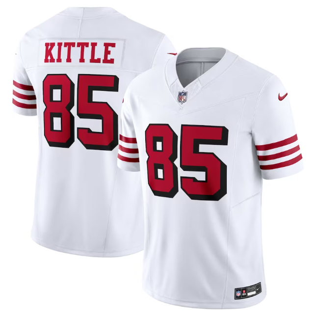 Camisa NFL Plus Size San Francisco 49ers Vapor F.U.S.E. Limited Jersey Branca