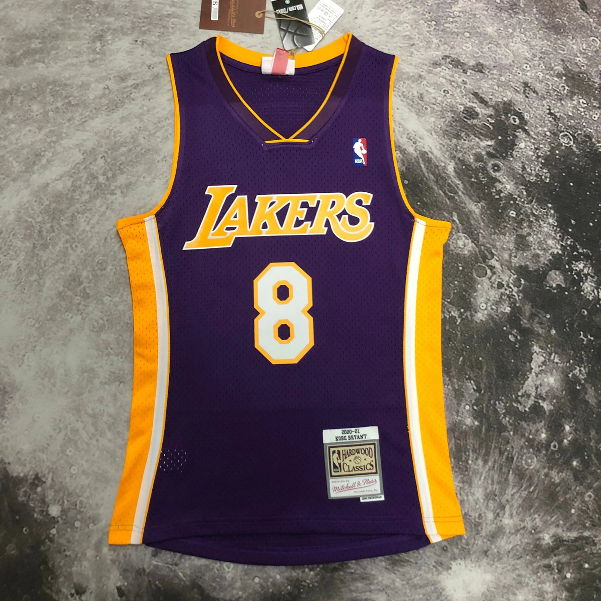 Regata Swingman Los Angeles Lakers Mitchell & Ness Roxa Hardwood Classics 1999/00