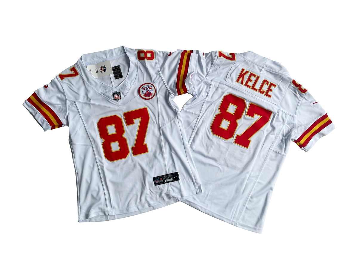 Camisa NFL Feminina Kansas City Chiefs Vapor F.U.S.E. Limited Jersey Branca