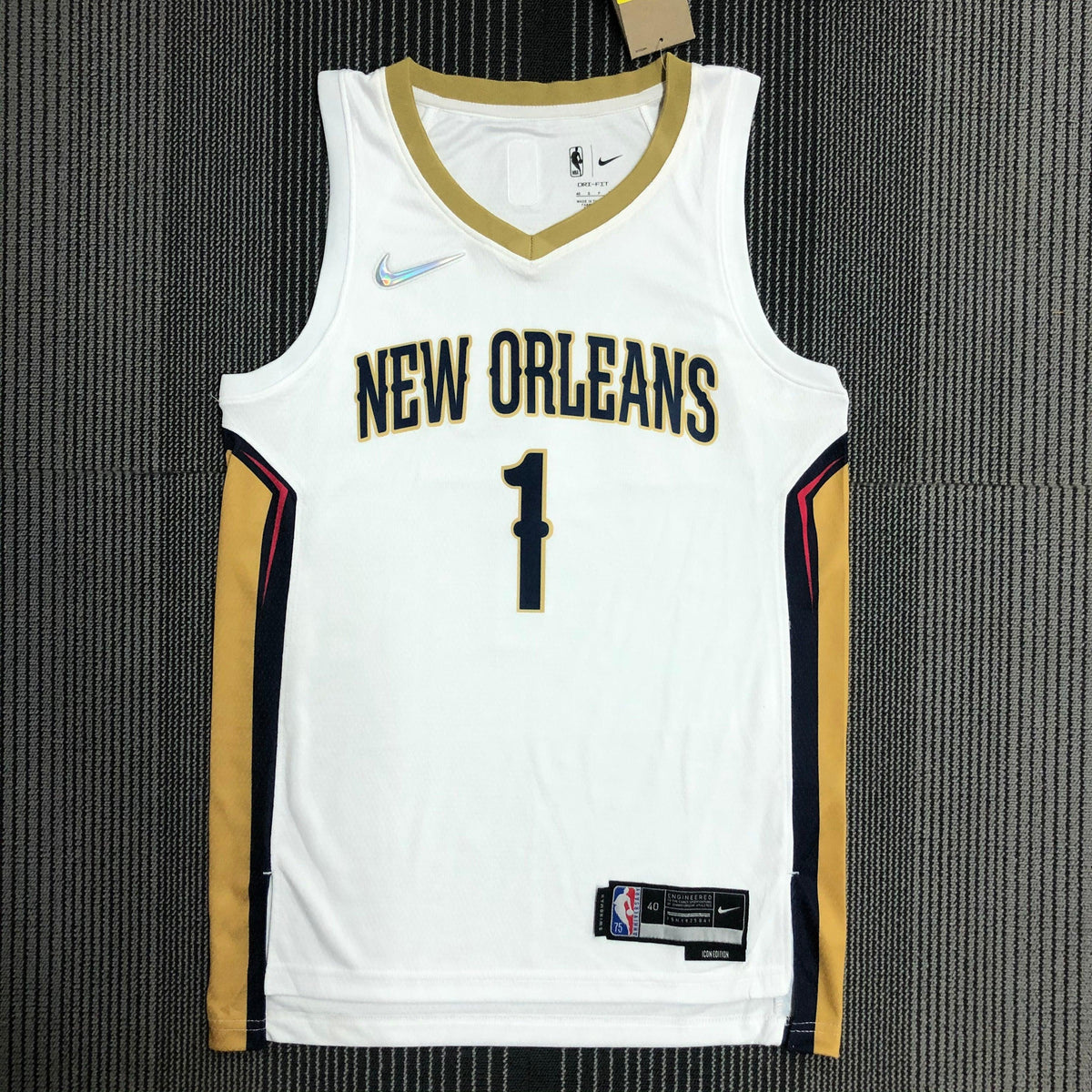 Regata New Orleans Pelicans City Edition Diamante 75th