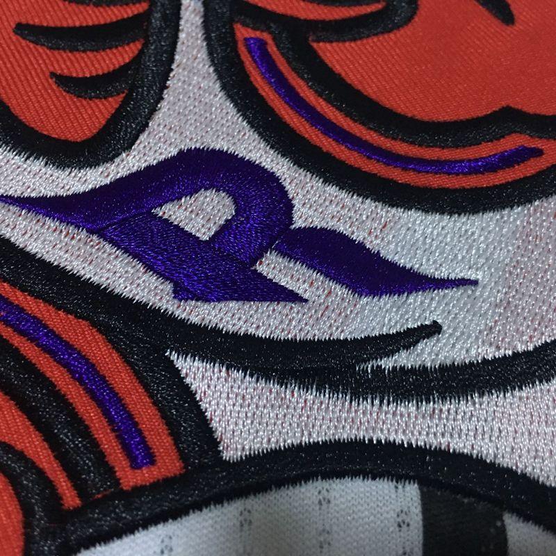 Regata Authentic Toronto Raptors Mitchell & Ness Hardwood Classics Branca 1998-99