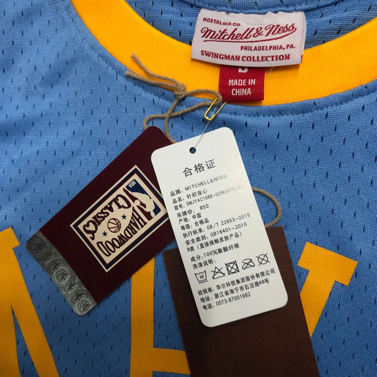 Regata Swingman Los Angeles Lakers Mitchell & Ness Hardwood Classics 2001/02