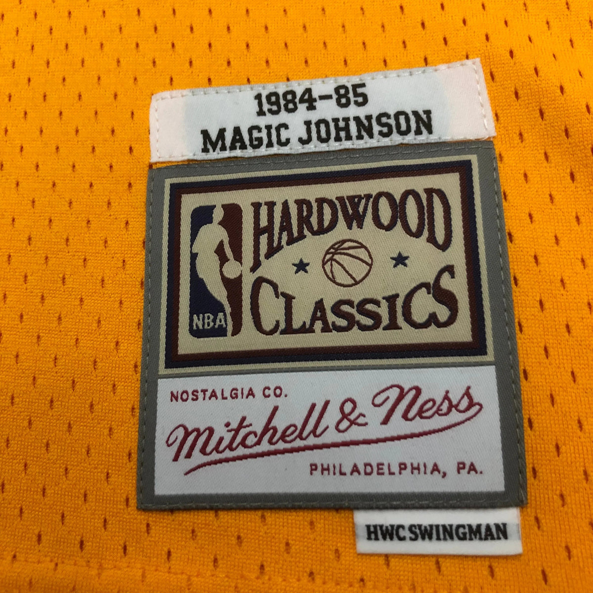 Regata Swingman Los Angeles Lakers Mitchell & Ness Hardwood Classics 1984/85