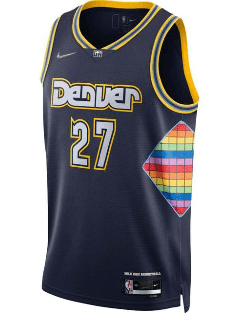 Regata Denver Nuggets City Edition Diamante 75th