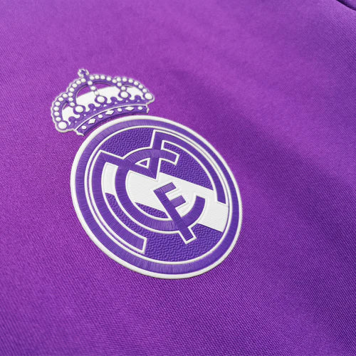 Camisa Real Madrid II 2016/2017 Manga Longa - Retrô - Roxa
