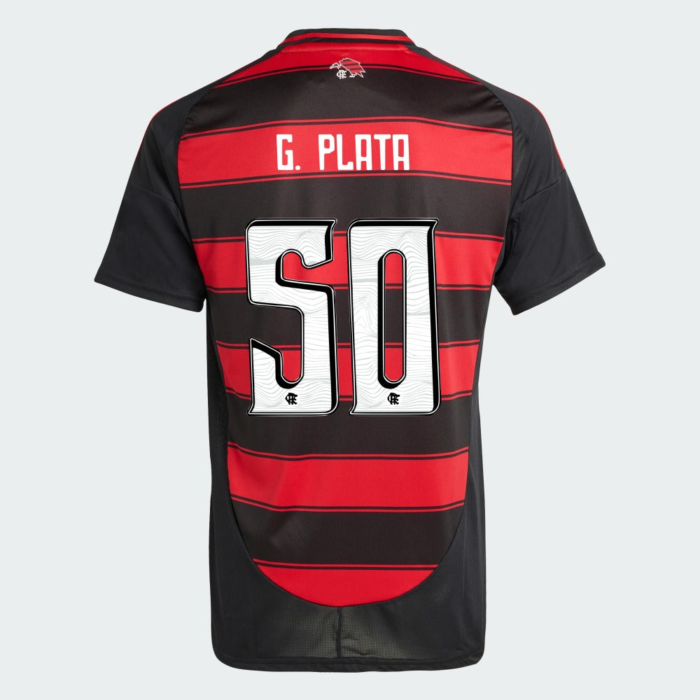 Camisa Adidas Flamengo 2025/26 I G PLATA N° 50