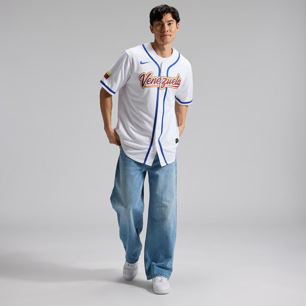 Jersey Beisebol Venezuela WBC 2026 Branca
