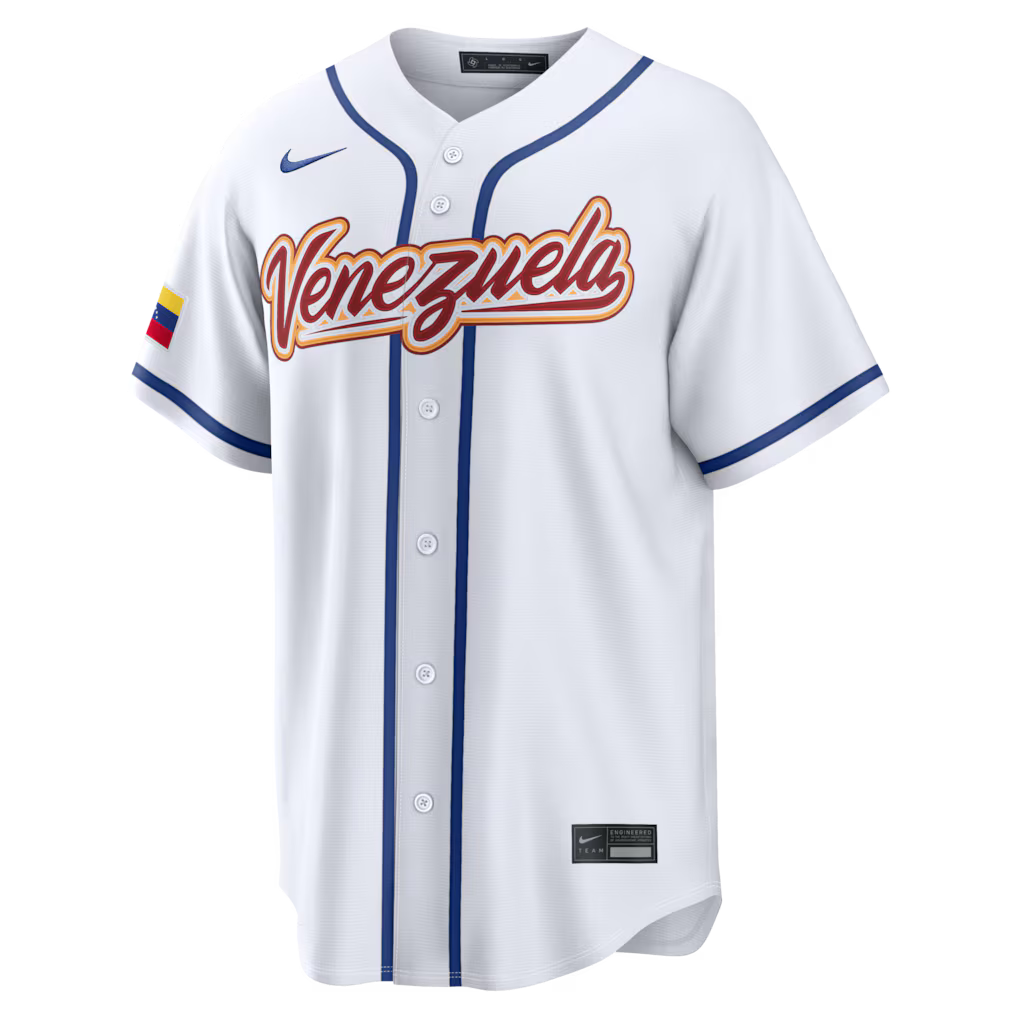 Jersey Beisebol Venezuela WBC 2026 Branca