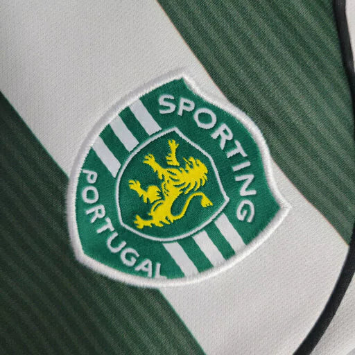 Camisa Sporting I 2001/2002 Manga Longa - Reebok - Retrô