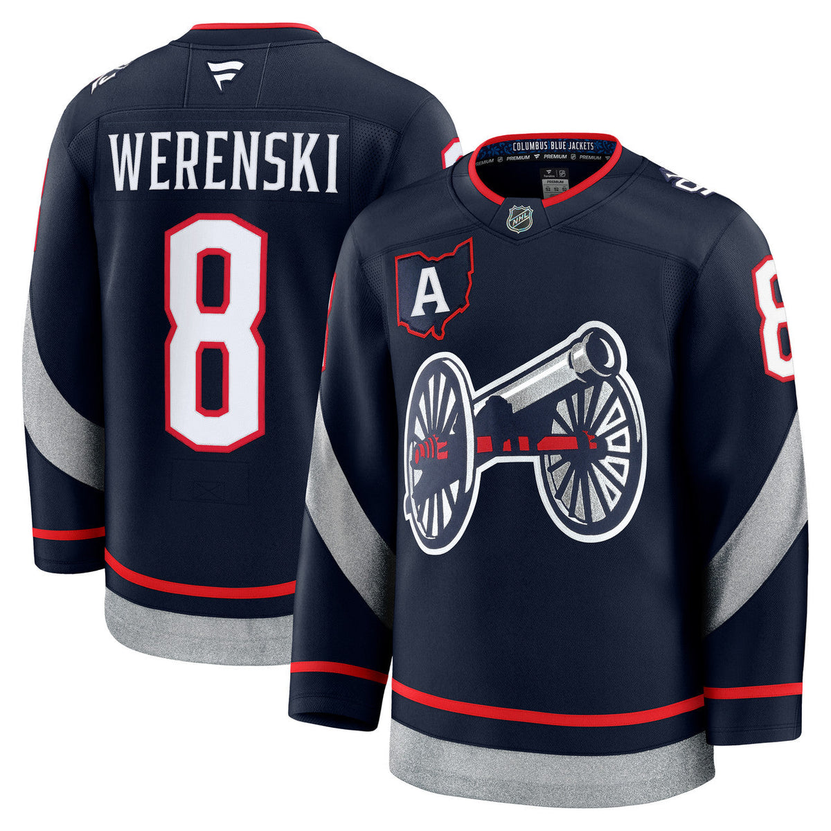 Camisa NHL Columbus Blue Jackets Jersey Stadium Series 2025