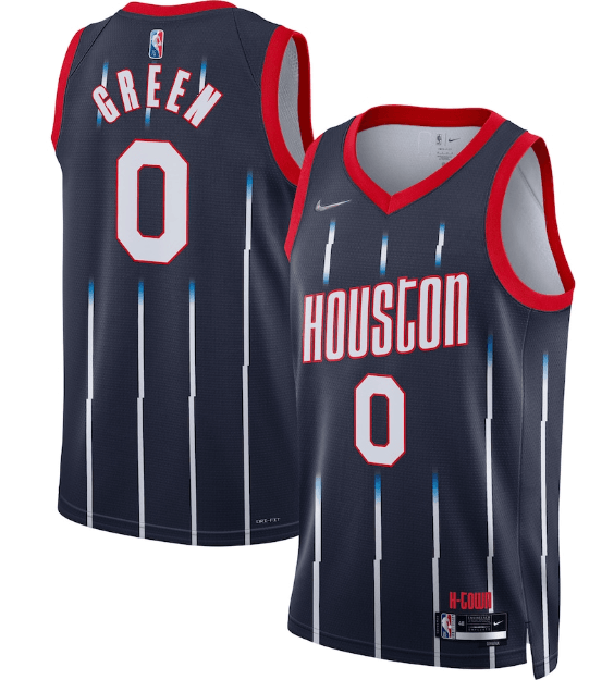 Regata Houston Rockets City Edition Diamante 75th