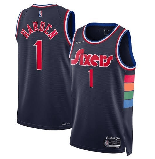 Regata Philadelphia 76ers City Edition Diamante 75th