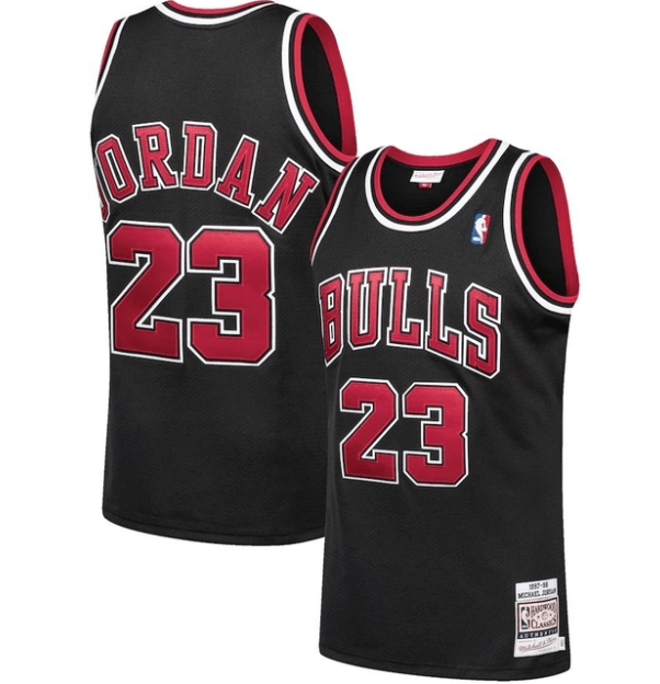 Regata Swingman Chicago Bulls Mitchell & Ness Hardwood Classics 1997/98 Preta