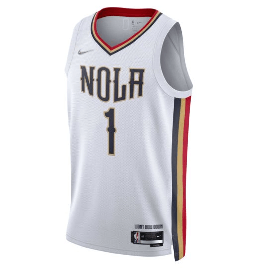 Regata New Orleans Pelicans City Edition Diamante 75th