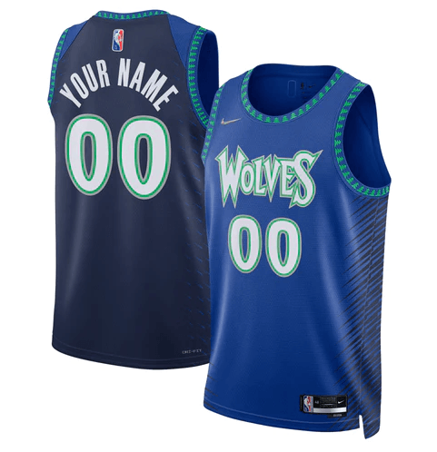 Regata Minnesota Timberwolves City Edition Diamante 75th