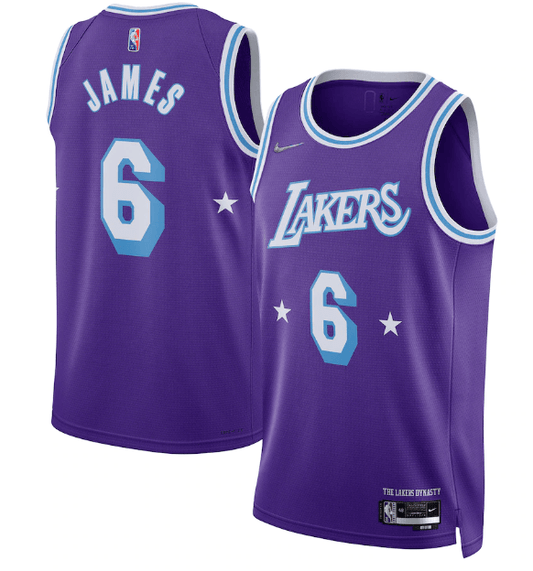 Regata Los Angeles Lakers City Edition Diamante 75th