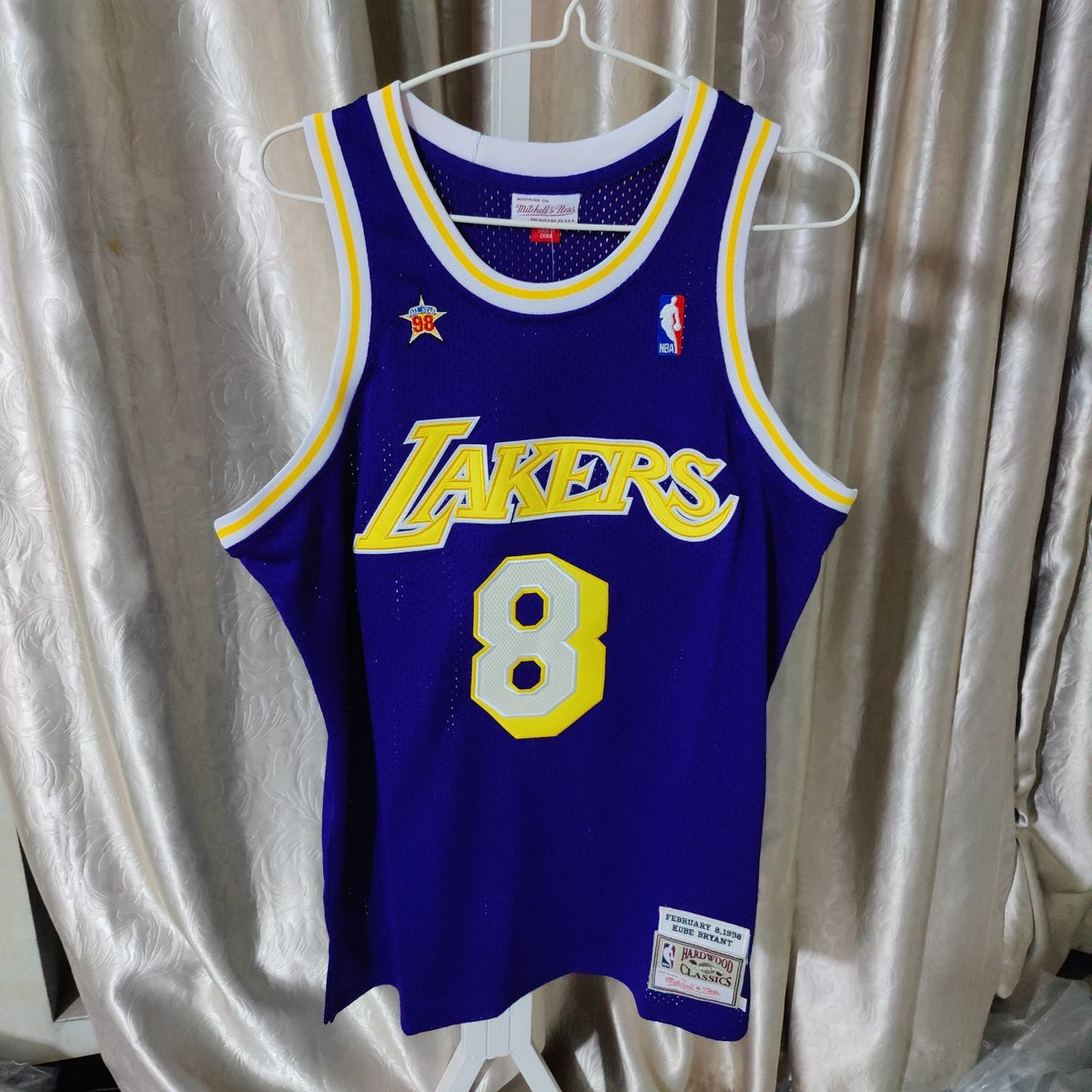 Regata Authentic Los Angeles Lakers Kobe Bryant All-Star 98