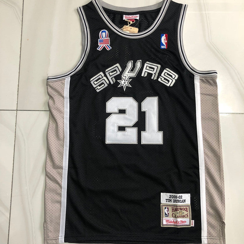 Regata Authentic San Antonio Spurs Tim Duncan 2001/02