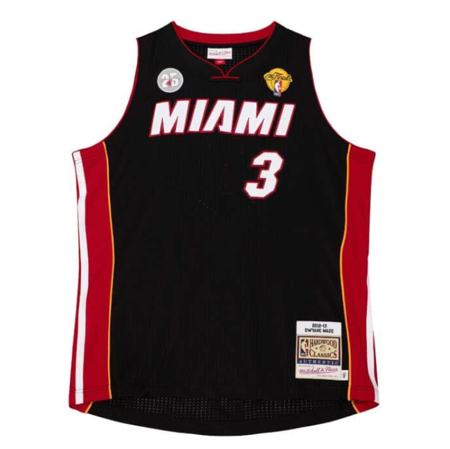 Regata Authentic Miami Heat Dwyane Wade Finals 2012/13