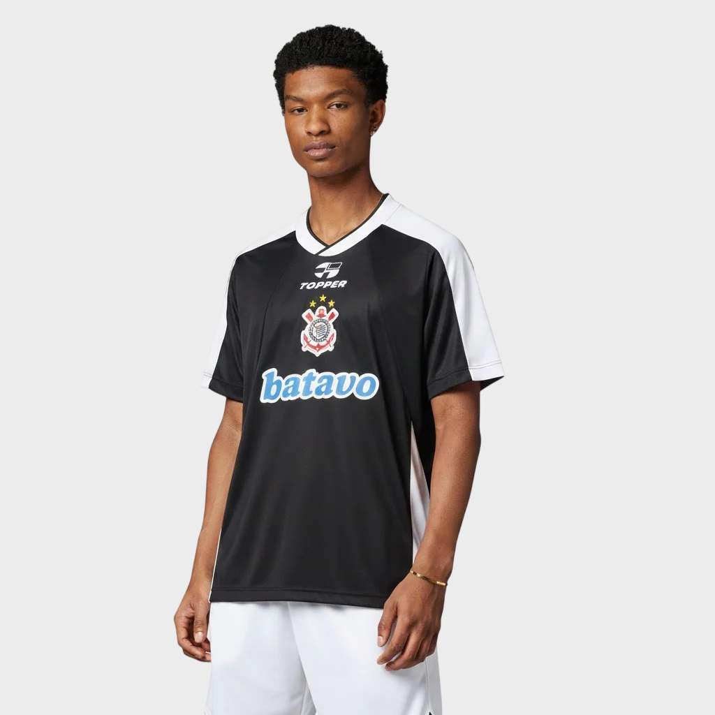 Camisa Corinthians II 2000 Retrô - Preta