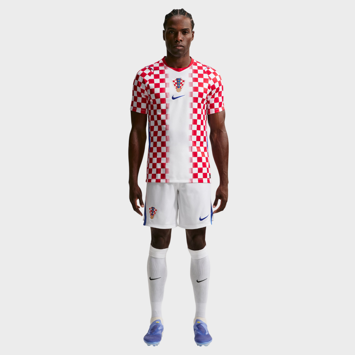 Camisa Croácia I 26/27 - Torcedor Nike Masculina - Branco e Vermelho