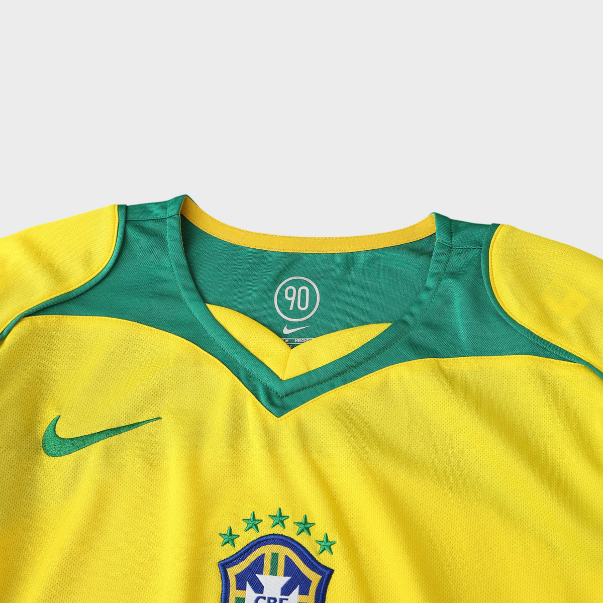 Camisa Seleção Brasileira I 2004 Nike - Retrô - Amarela