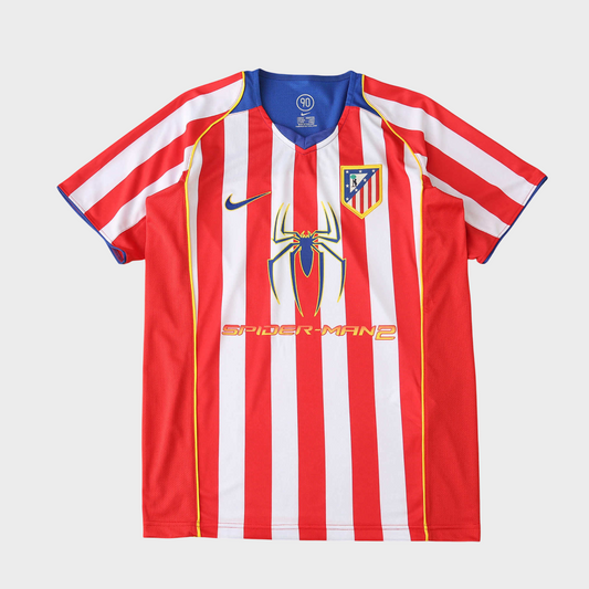 Camisa Atlético de Madrid I 2004/2005 Torcedor Nike Masculina - Retrô