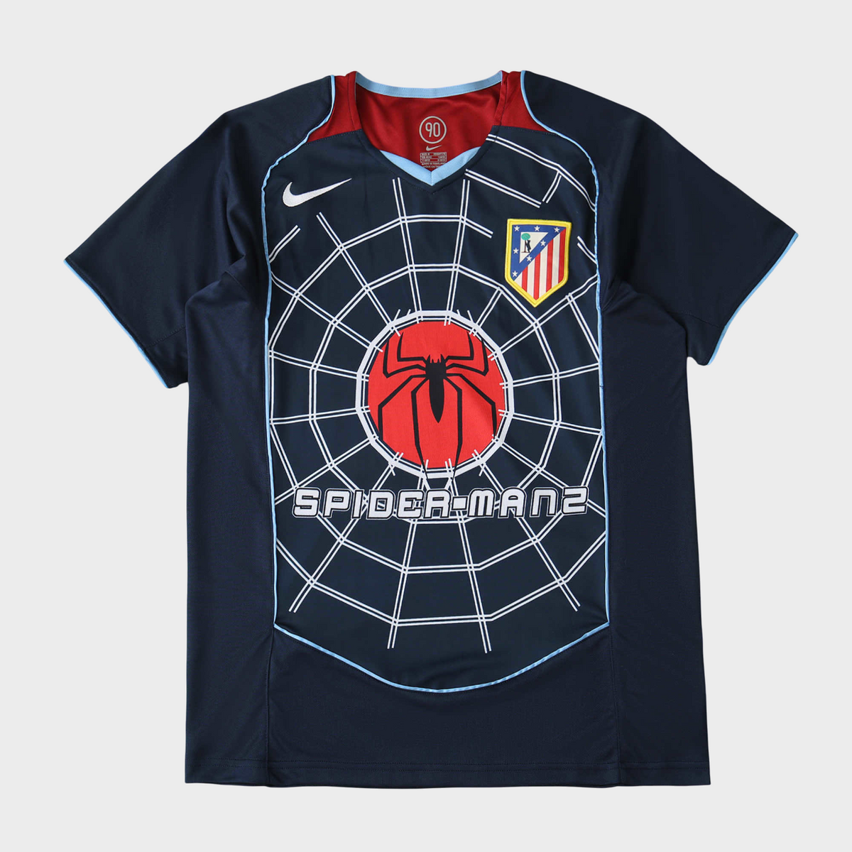 Camisa Atlético de Madrid II 2004/2005 Torcedor Nike Masculina - Retrô