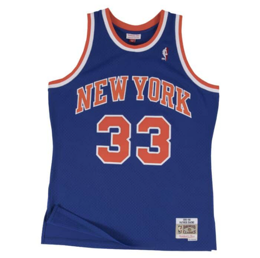 Regata Swingman New York Knicks Mitchell & Ness Hardwood Classics 1991/92 Azul