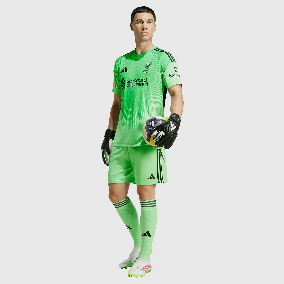 Camisa adidas Liverpool 2025/26 Goleiro I
