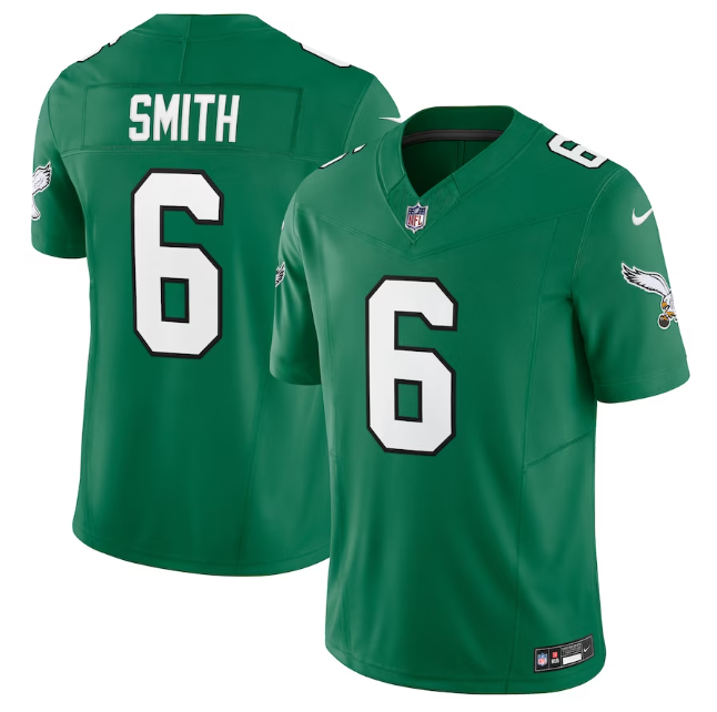 Camisa NFL Plus Size Philadelphia Eagles Vapor F.U.S.E. Limited Jersey Kelly Green