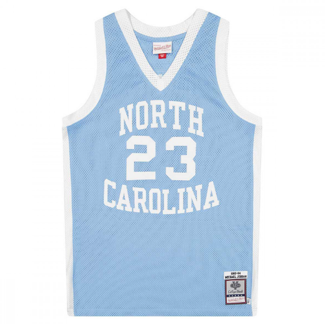 Regata Authentic NCAA North Carolina Michael Jordan 1983/84 Azul