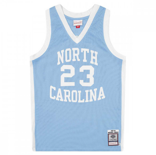 Regata Authentic NCAA North Carolina Michael Jordan 1983/84 Azul