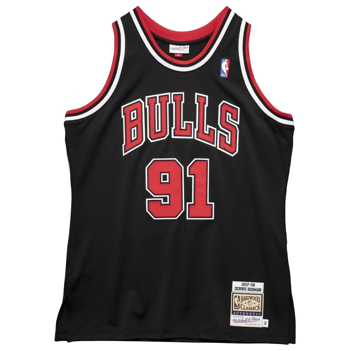 Regata Authentic Chicago Bulls Dennis Rodman 1997/98