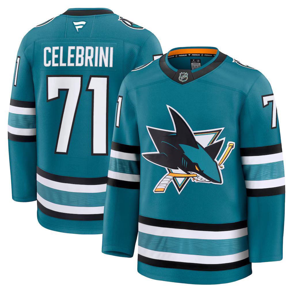 Camisa NHL San Jose Sharks Fanatics Jersey Azul