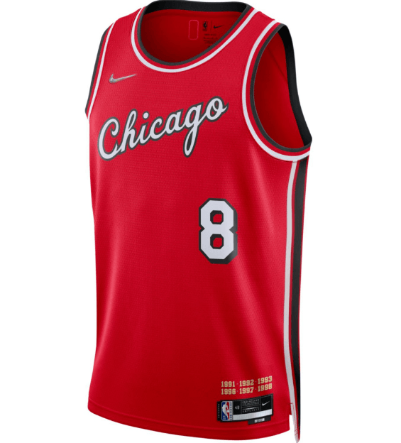 Regata Chicago Bulls City Edition Diamante 75th